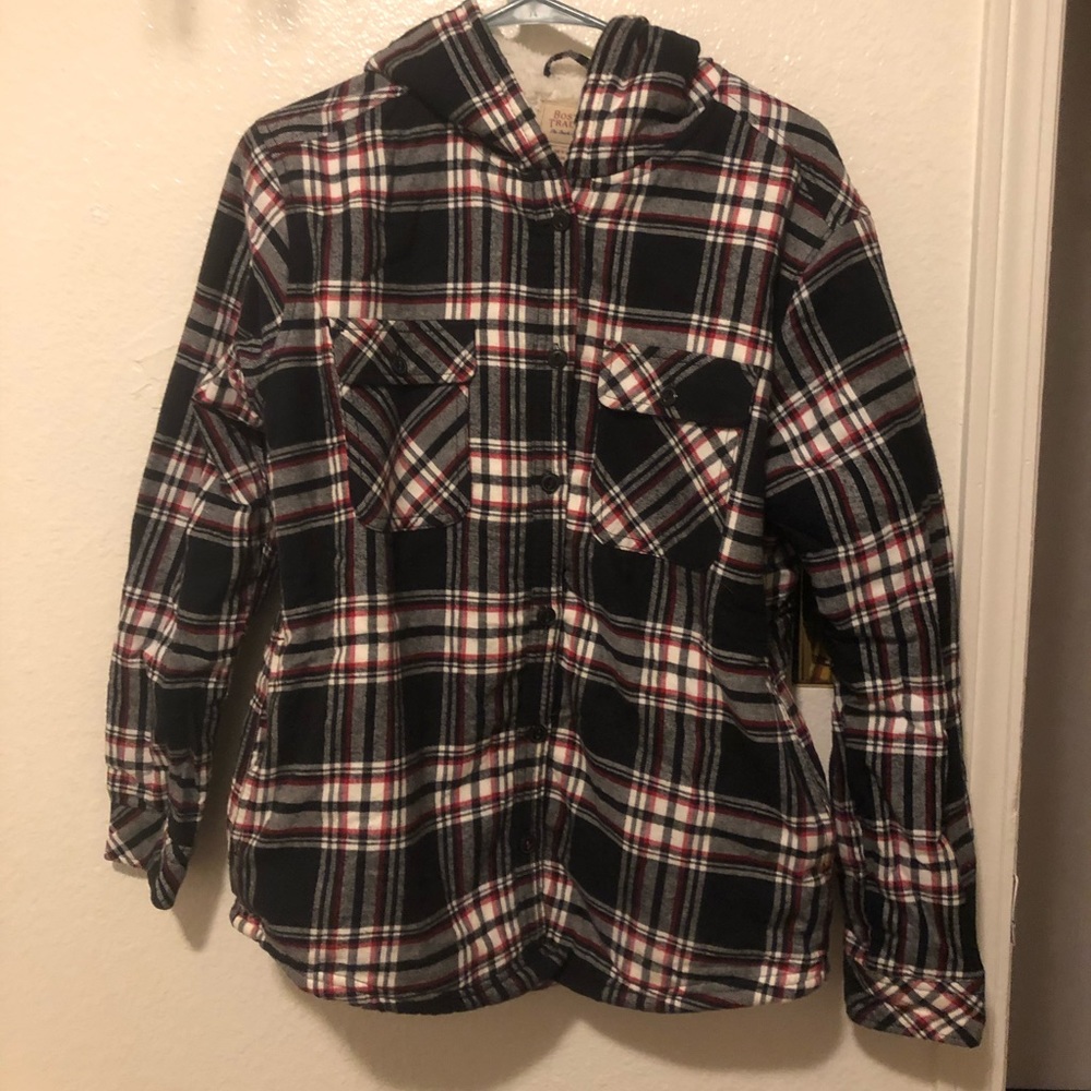 Boston Traders flannel fleece jacket